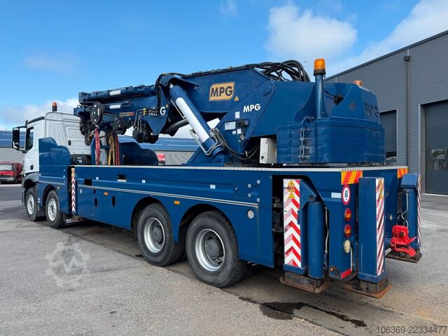 Grúa montada en camión MERCEDES-BENZ Arocs 4153 8x4 Crane / Grua MPG 220 TM7 Winch
