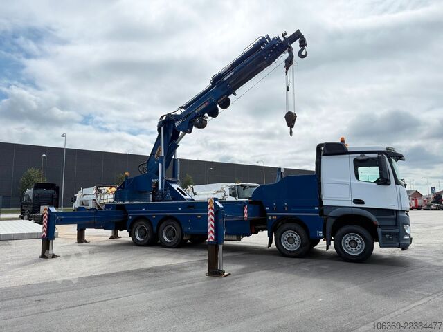 Grúa montada en camión MERCEDES-BENZ Arocs 4153 8x4 Crane / Grua MPG 220 TM7 Winch