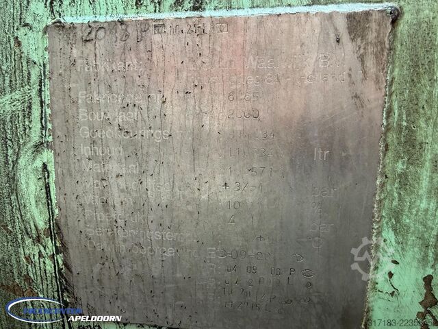 Kolkenzuiger MAN 33.414 6X4 Steel springs, RVS tank