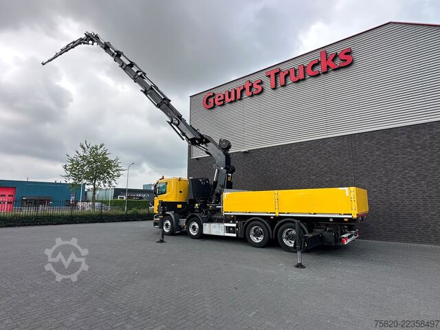 Kranwagen Scania G450 8X4 BAKWAGEN + PALFINGER PK 110002 = JIB P...