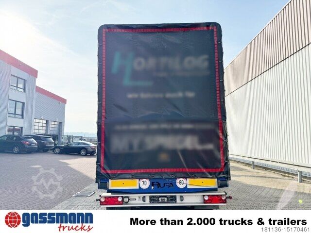 Remolque abierto con toldo RUFA DHS18-22