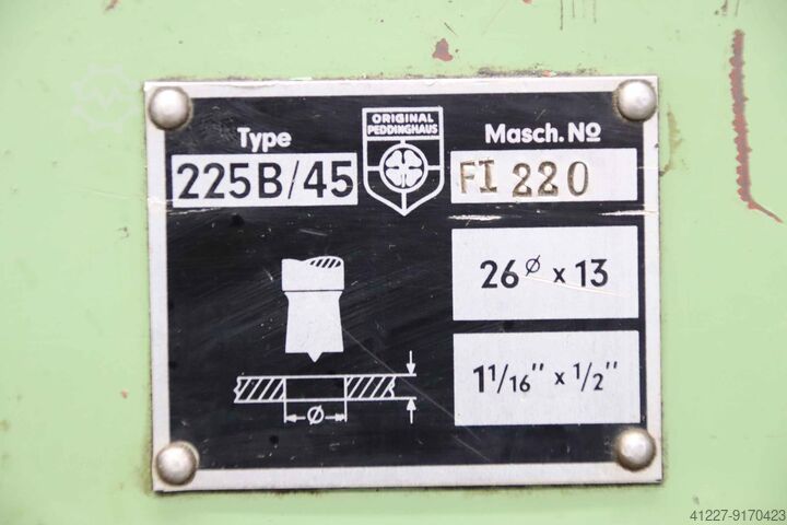 Lochstanze Peddinghaus 225B/45