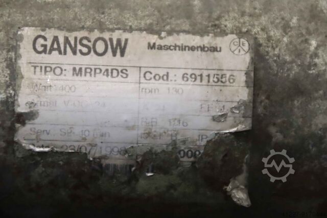 Aandrijfas met reductiemotor Gansow 70 BF 70 MRP4DS