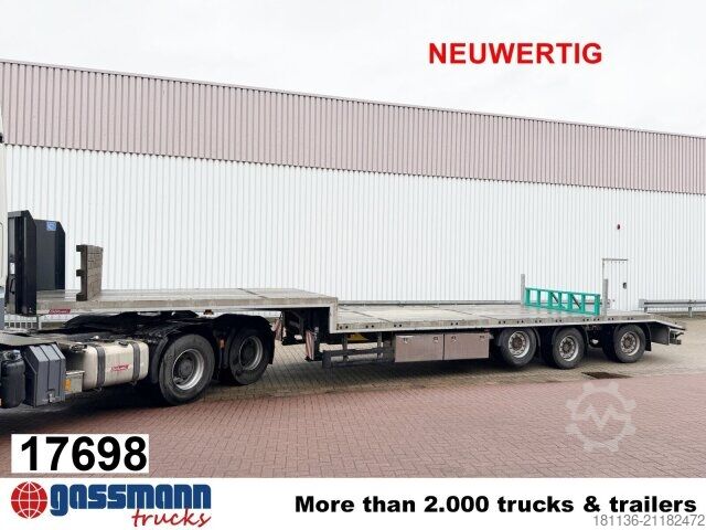 Alçak şasi dorse  Göbel LPRS 24, 3-A-Tieflader, 1-A-liftbar,  mit