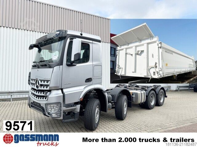 Damperli kamyon Mercedes-Benz Arocs 4148 K 8x4/4, Turbo-Retarder-Kupplung,