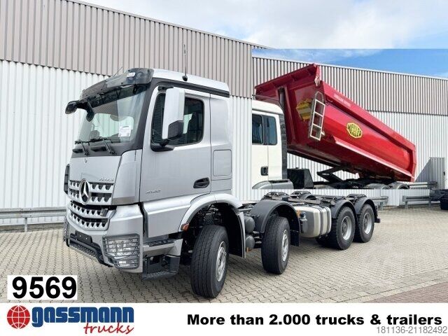 Damperli kamyon Mercedes-Benz Arocs 4148 K 8x4/4, Turbo-Retarder-Kupplung,