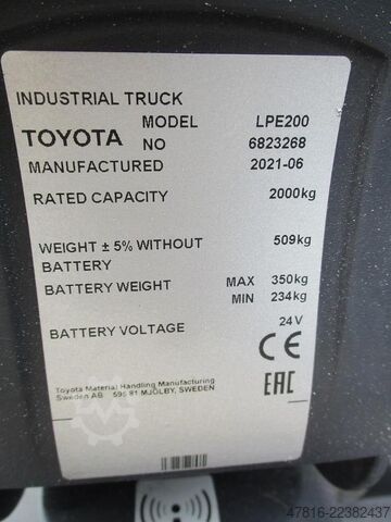 Palletwagen TOYOTA LPE200