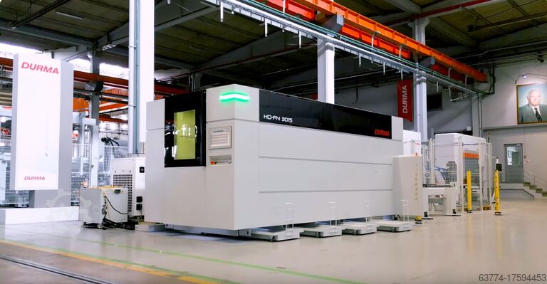 Lasersnijmachine DURMA VORFÜHRLASER HD-FN 3015 12 kW