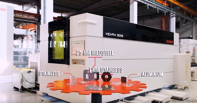 Lasersnijmachine DURMA VORFÜHRLASER HD-FN 3015 12 kW