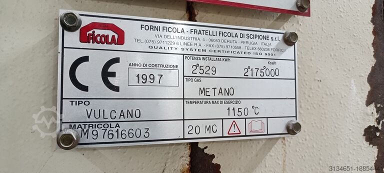 Keramische oven 20m³ FICOLA 20m³