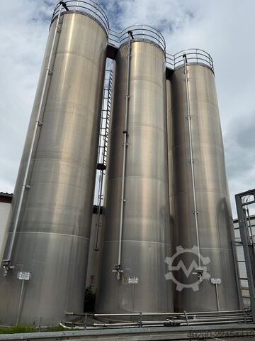 Silos in acciaio inox Zeppelin Edelstahlsilos 70 m³