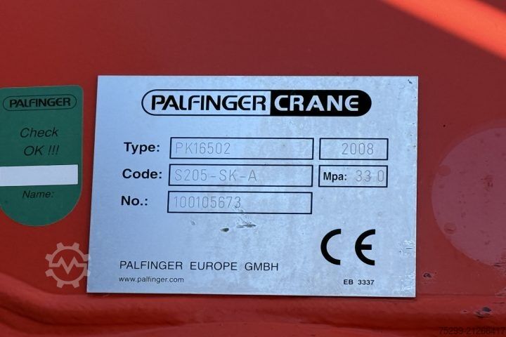 Γερανός τοποθετημένος σε φορτηγό Mercedes-Benz Econic 1828 4x2 PK16502 / Swiss-Vehicle