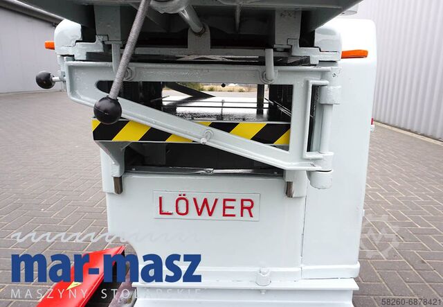 Dickenhobelmaschine und Nivelliermaschine LOWER 50