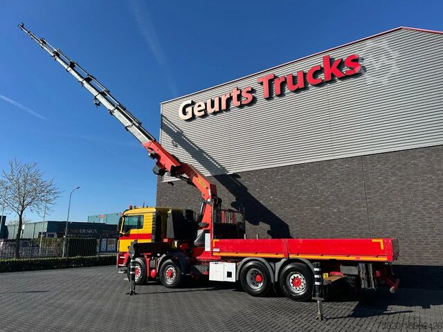 Vrachtwagen met kraan MAN 35.480 8X4H-6 BL MET PALFINGER PK92002-SH H KRA...