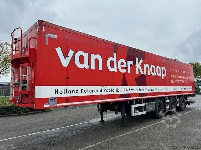 Vloer verplaatsen Knapen Trailers K20L - 80m3 Stuuras/Lenkachse