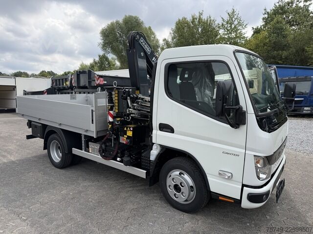 Furgoneta pick-up Fuso 6S15 Pritsche 3.0m Kran 4xhydr. Funk + Bohrhydr.