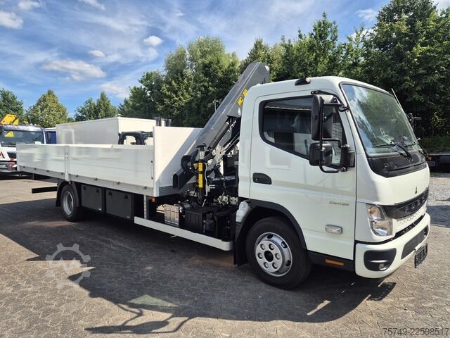 Furgoneta pick-up Fuso FUSO 9C18 Canter Alu Pritsche 5.2m Kran 3x hydr.