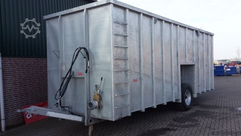 Bemestingsmachine  Gegalvaniseerde mestcontainer