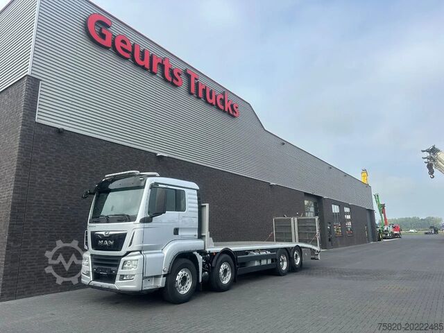Autotransporter MAN TGS 35.470 8X2 OPRIJWAGEN/MACHINE TRANSPORTER/P...