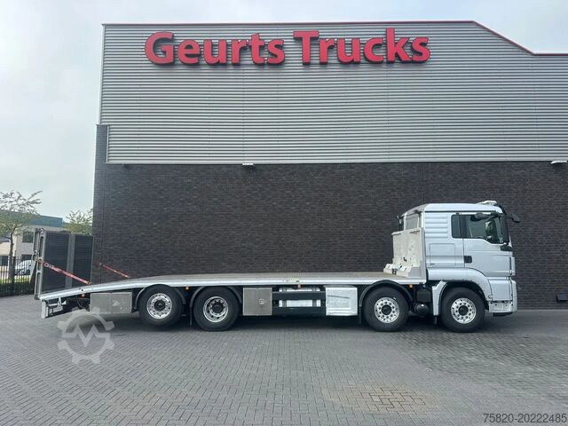 Autotransporter MAN TGS 35.470 8X2 OPRIJWAGEN/MACHINE TRANSPORTER/P...