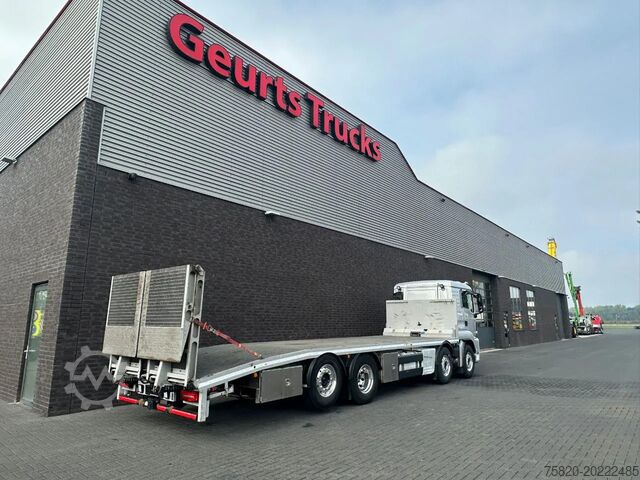 Autotransporter MAN TGS 35.470 8X2 OPRIJWAGEN/MACHINE TRANSPORTER/P...