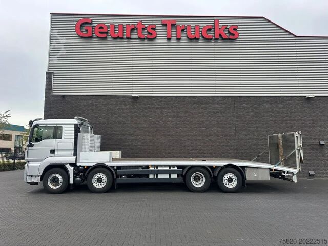 Autotransporter MAN TGS 35.470 8X2 OPRIJWAGEN/MACHINE TRANSPORTER/P...