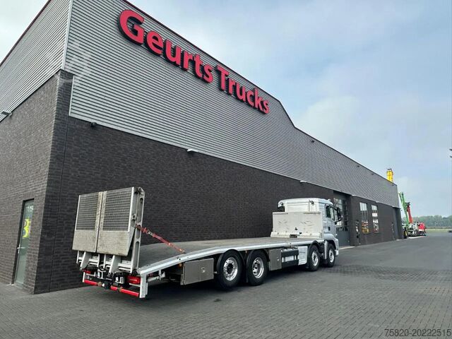 Autotransporter MAN TGS 35.470 8X2 OPRIJWAGEN/MACHINE TRANSPORTER/P...
