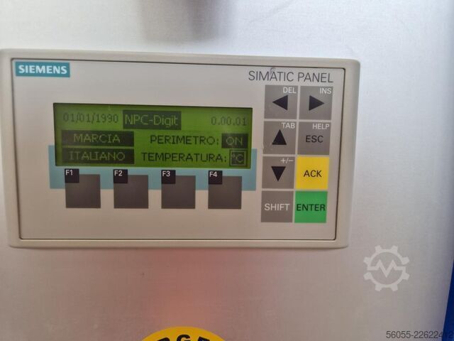 Heißpresse mit elektric plattenheizung ORMA MACCHINE NPC/E/DIGIT 6/90