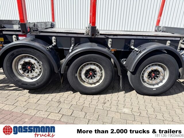 Tømmertrailer Doll LOGO H3L-14XL, Liftachse, Nachlauflenkachse,