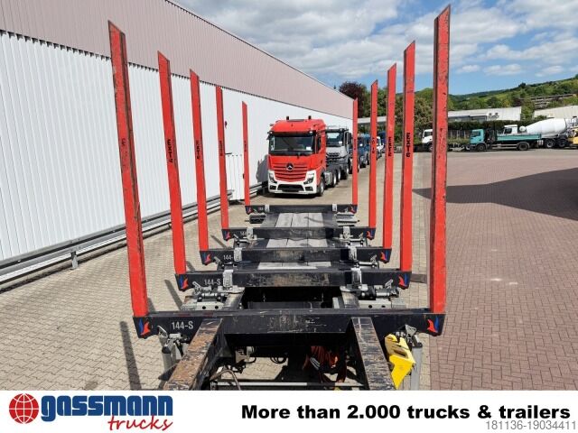 Tømmertrailer Doll LOGO H3L-14XL, Liftachse, Nachlauflenkachse,