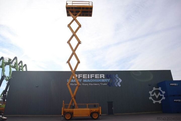 Ψαλίδι ανύψωσης HAB S195-24 D4WDS Diesel, 4x4 Drive, 19.5m Working Hei