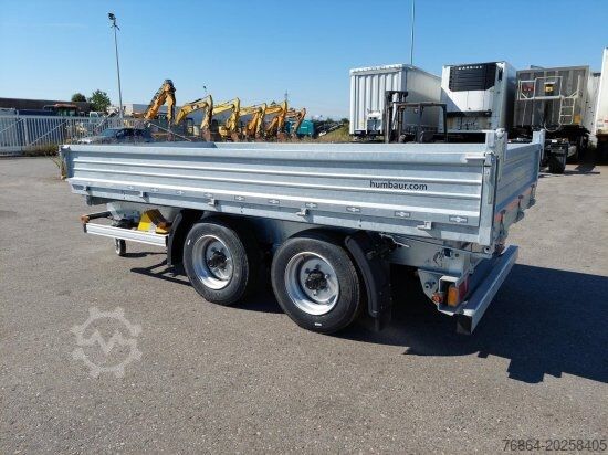 Üç yöne devirmeli römork HUMBAUR HTK 754020 TANDEM 3-SEITENKIPPER, VOLLVERZINKT,