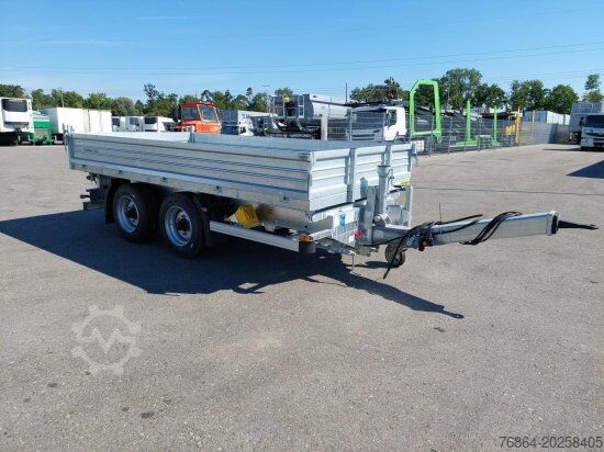 Üç yöne devirmeli römork HUMBAUR HTK 754020 TANDEM 3-SEITENKIPPER, VOLLVERZINKT,