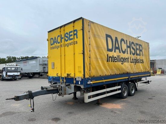 Open aanhangwagen met zeil  JUNGE DURCHLADER, ANHäNGER