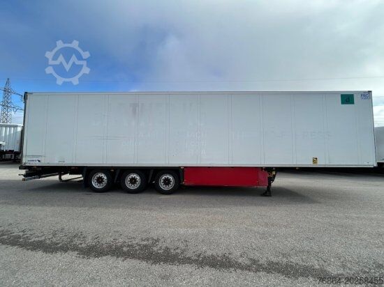 Alçak şasi dorse SCHMITZ SCB S3B KüHLAUFLIEGER, TK SLXE 400,  LIFTACHSE, DOPPELSTOCK, BLUMENBREITE