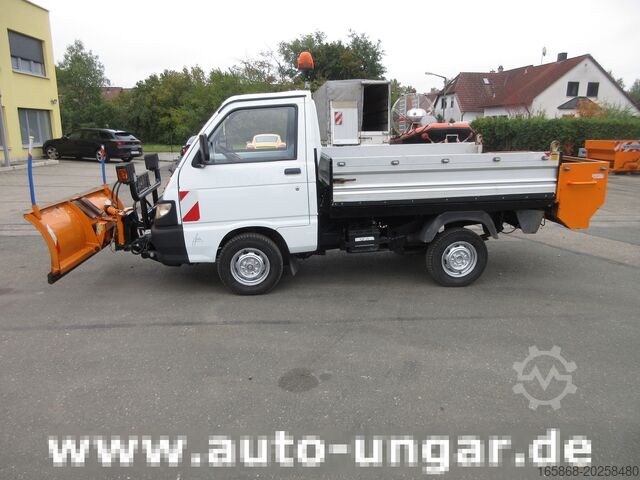 Kış bakım ekipmanları Piaggio Porter S90 Kipper 4x4 Winterdienst Pflug