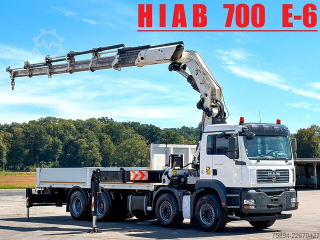 Γερανός τοποθετημένος σε φορτηγό MAN TGA 41.430 * HIAB 700 E-6 + FUNK * 8x4