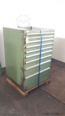 Rollager. Ladekast + inhoud HOFFMANN 9 Auszüge