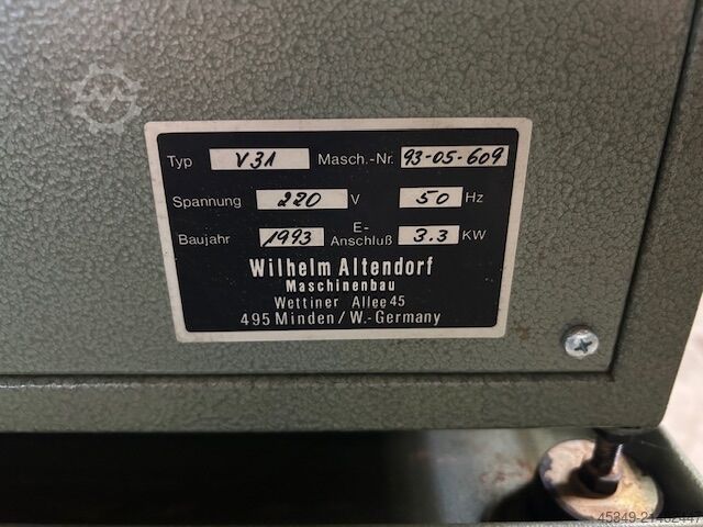 Stare excelentă Altendorf Akzent V31