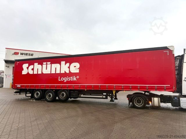 Auflieger mit Pritsche & Plane SCHMITZ CARGOBULL SCB Speed Curtainsider Top Zustand