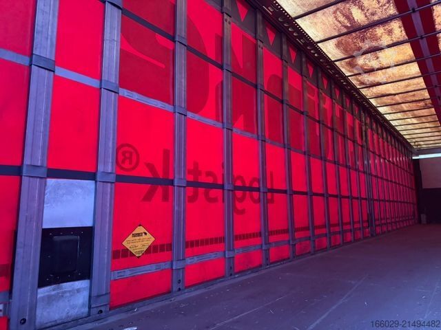 Auflieger mit Pritsche & Plane SCHMITZ CARGOBULL SCB Speed Curtainsider Top Zustand