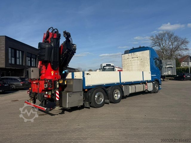 Autokran VOLVO FH 500 6x2 Container Pritsche Fassi F455 Kran