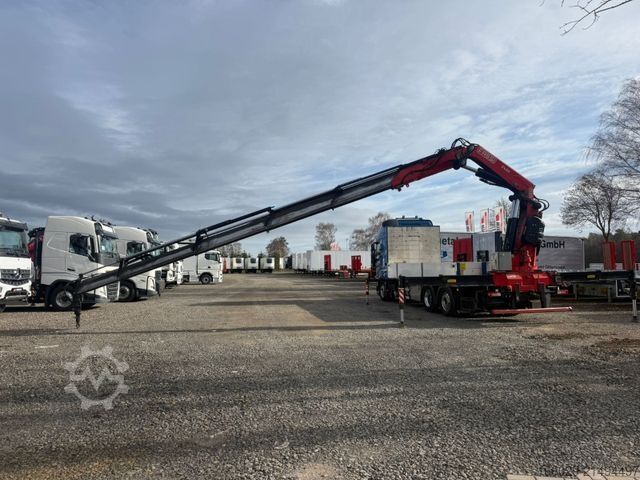 Autokran VOLVO FH 500 6x2 Container Pritsche Fassi F455 Kran