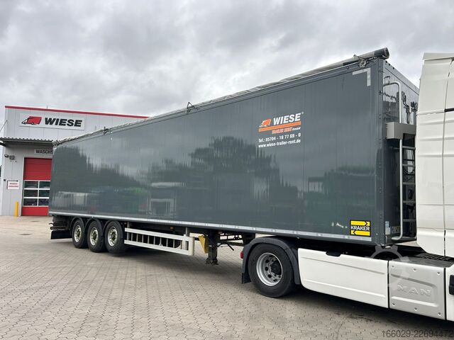 Semitrailer med walking floor KRAKER CF-Z Schubboden 92m³ 10mm Boden Sehr sauber