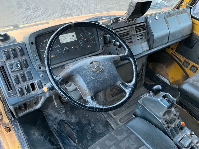 Lastbil med flak UNIMOG U 5000 Doka Pritsche/ PK 10.502 A/ AC/ AHK/ EU 3