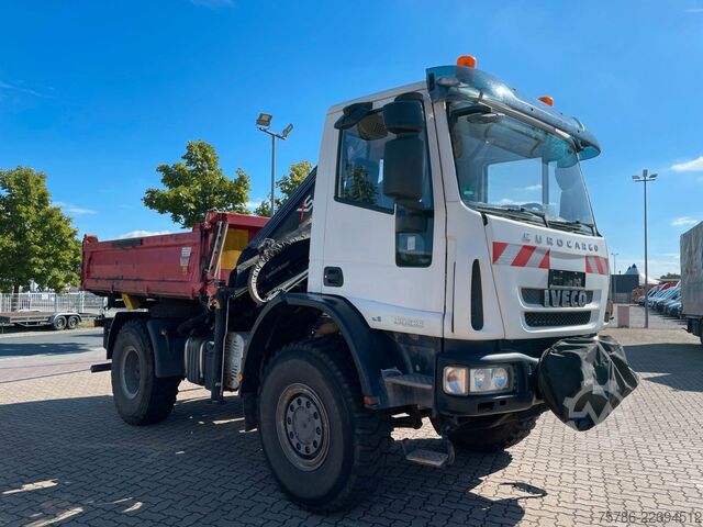  IVECO EuroCargo ML 150E25/ 4x4/ Hiab+FB+5/6/ AC/ Winde
