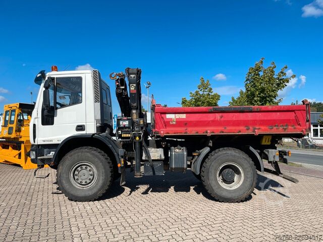  IVECO EuroCargo ML 150E25/ 4x4/ Hiab+FB+5/6/ AC/ Winde