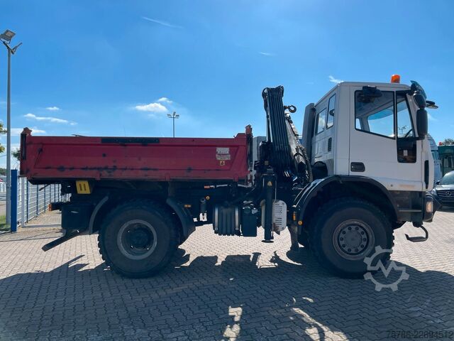  IVECO EuroCargo ML 150E25/ 4x4/ Hiab+FB+5/6/ AC/ Winde