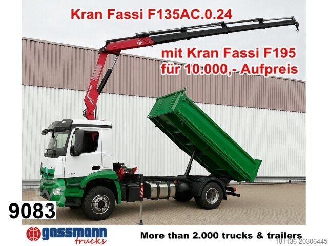 Kiper kamion Mercedes-Benz Arocs 1840 K 4x2, MultimediaCockpit,