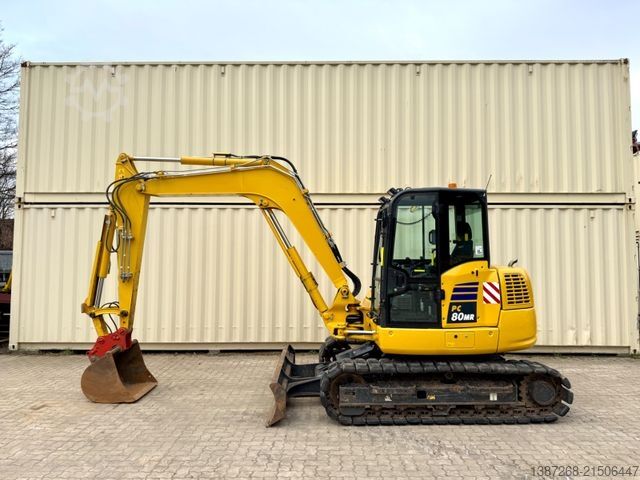 Minikotró KOMATSU PC80MR-5 / 2022 Baujahr / 1.630 H